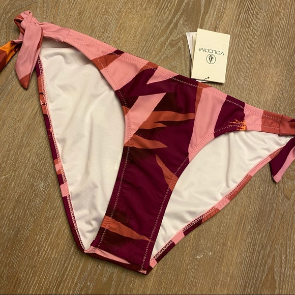 VOLCOM Palm Urself Side-Tie Bikini Bottoms - Picture 2 of 9